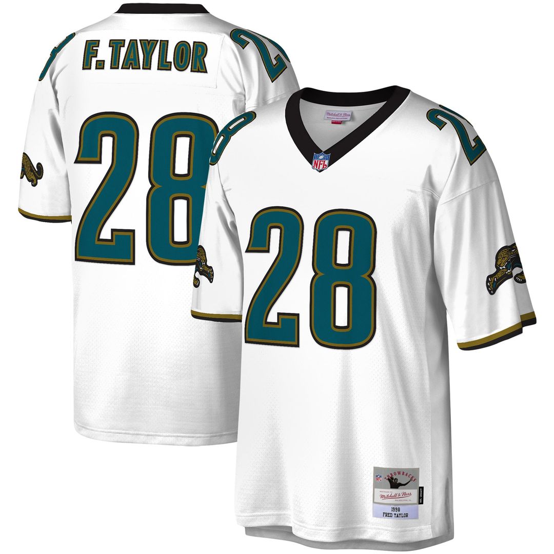 Jacksonville Jaguars Fred Taylor Mitchell & Ness Teal Legacy Replica Jersey