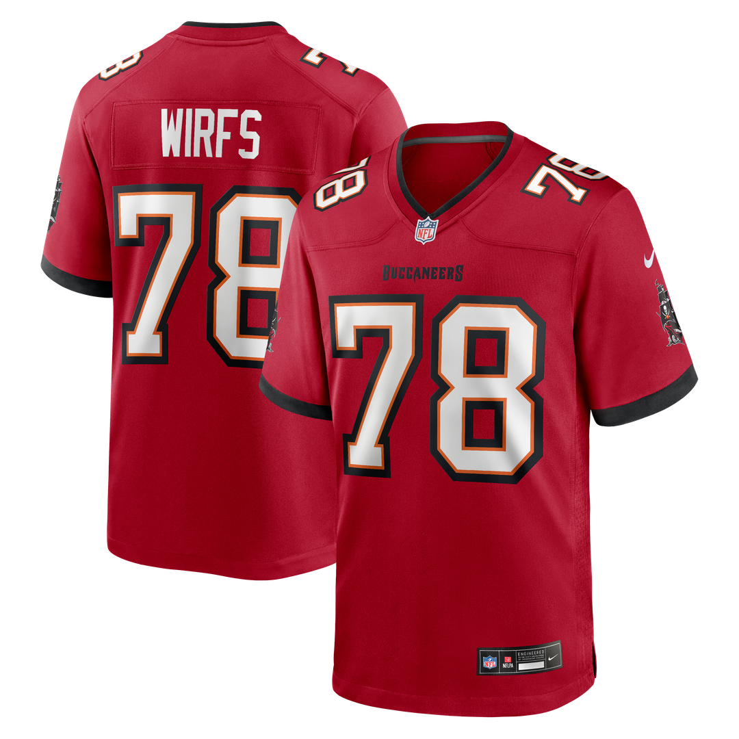 Tampa Bay Buccaneers Tristan Wirfs Nike Orange Alternate Game Jersey