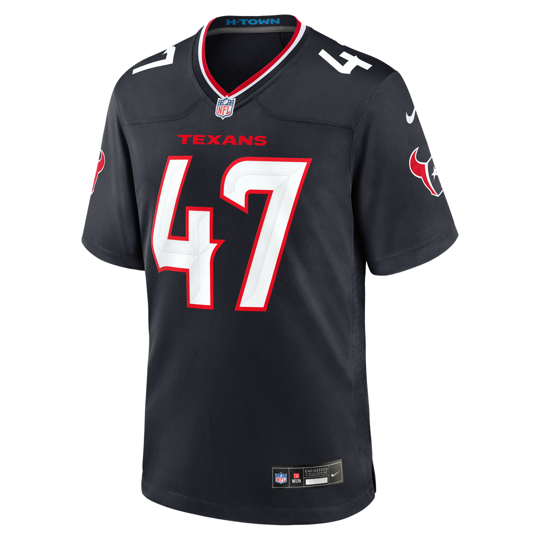 Houston Texans Louis Hansen Nike Navy Team Game Jersey
