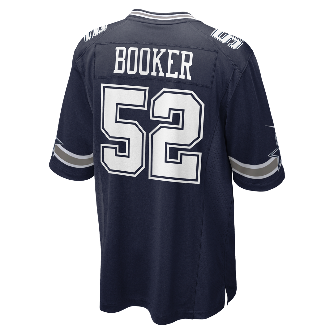 Dallas Cowboys Tyler Booker Nike Navy Team Game Jersey