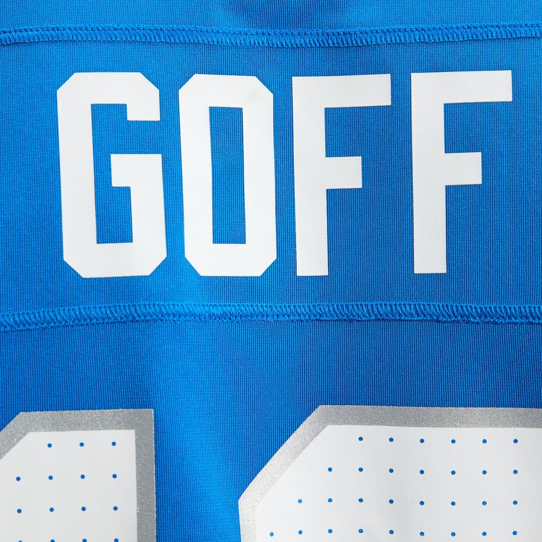 Detroit Lions Jared Goff Nike White Game Jersey