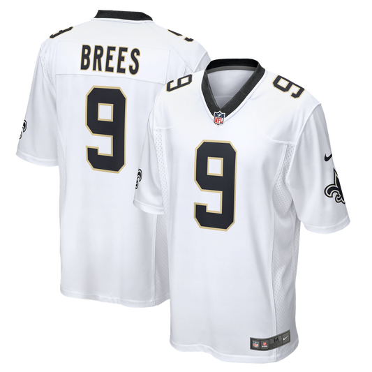 New Orleans Saints Drew Brees Nike White Game Jersey