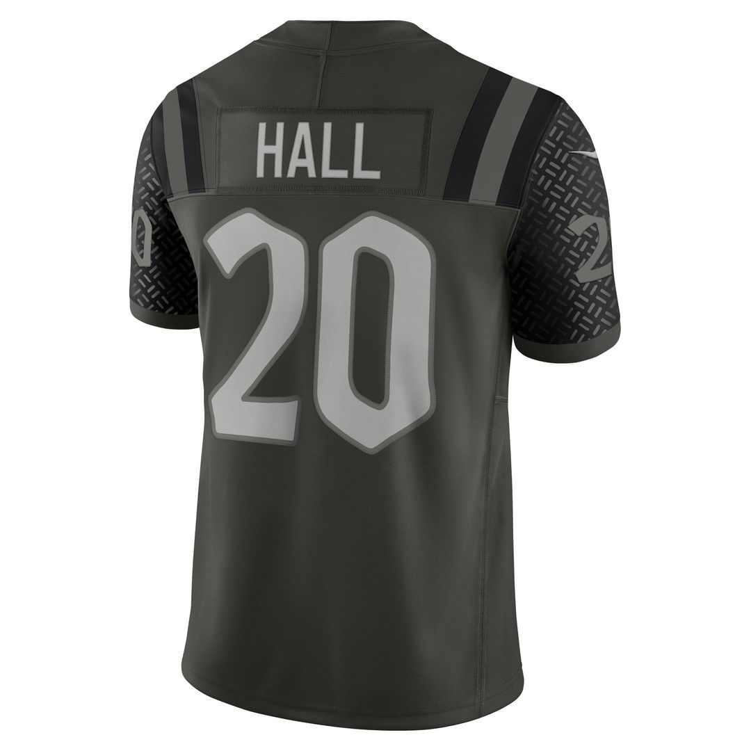 New York Jets Breece Hall Nike Green Rivalries Collection Stitched Limited Jersey