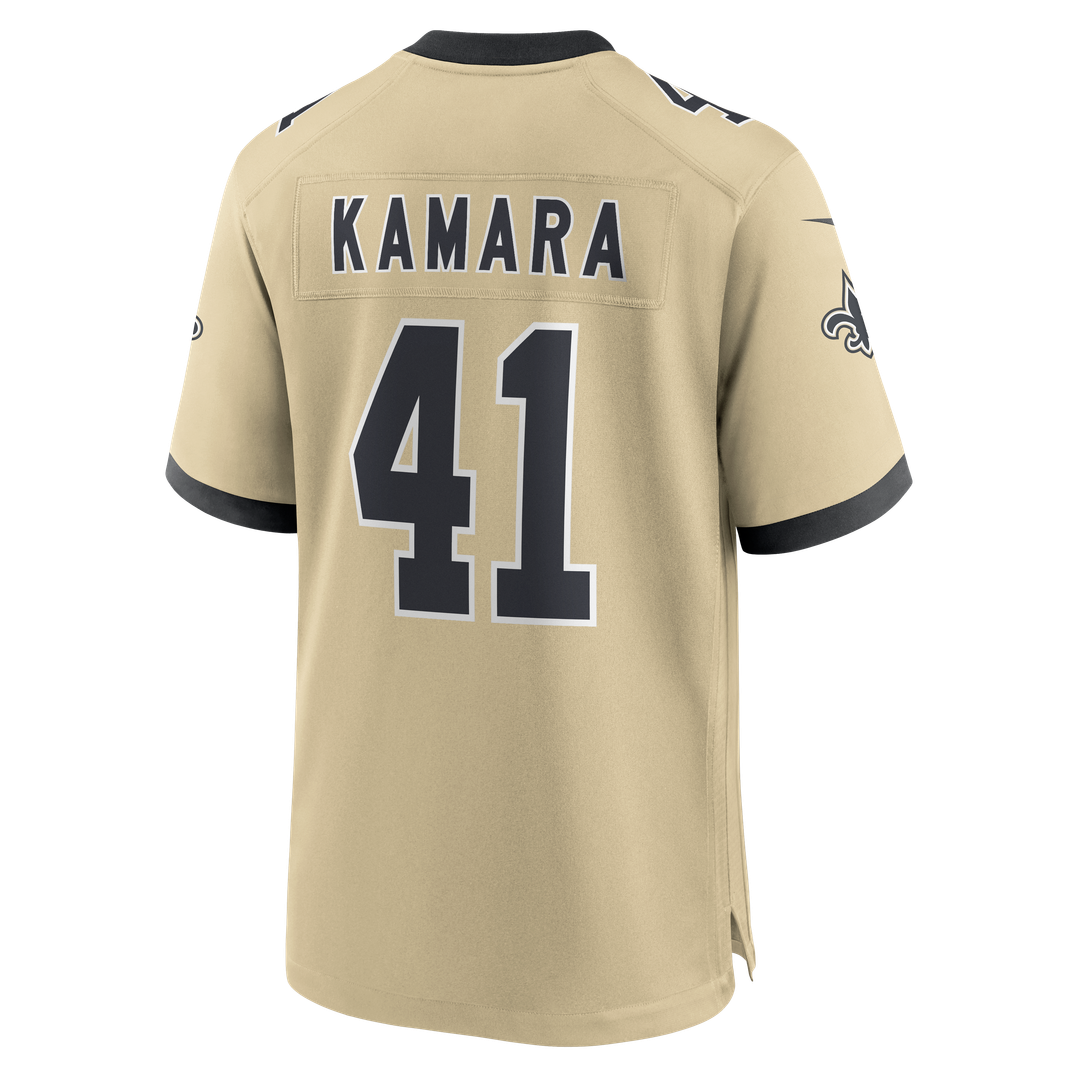 New Orleans Saints Alvin Kamara Nike Gold Gameday Golds Alternate Game Player Jersey