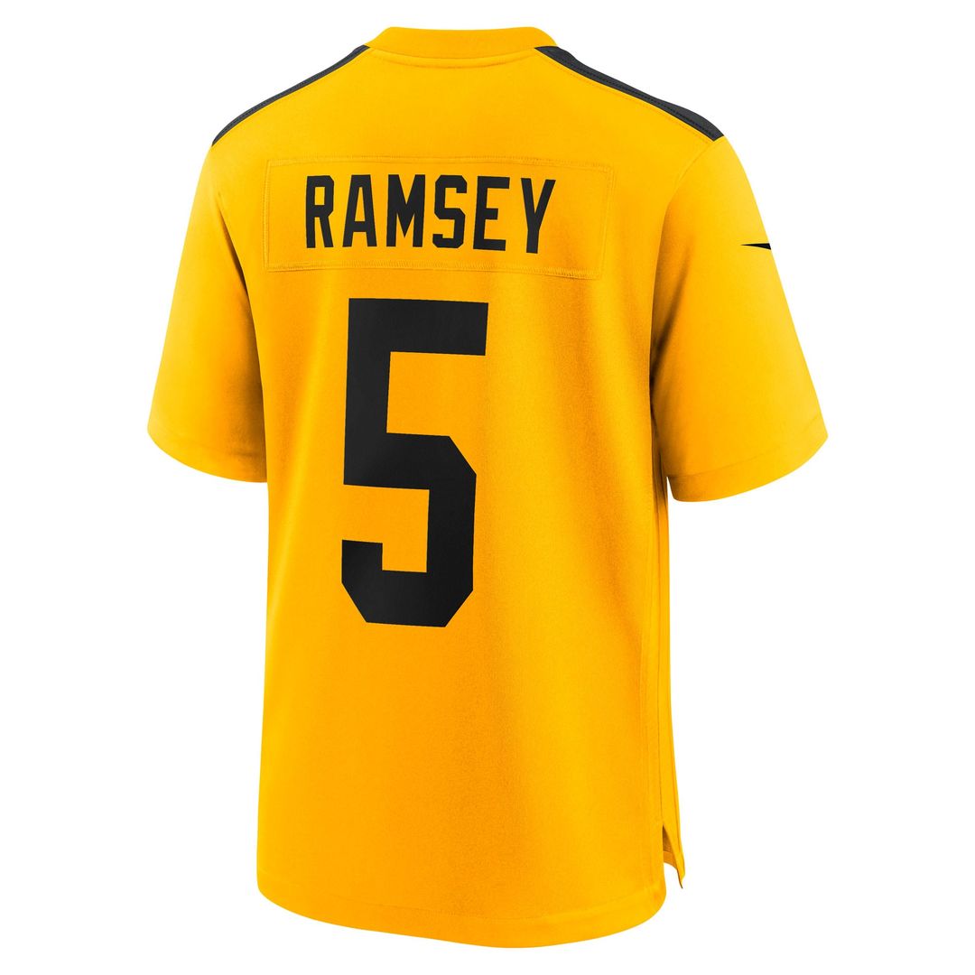 Pittsburgh Steelers Jalen Ramsey Nike Black Team Game Jersey
