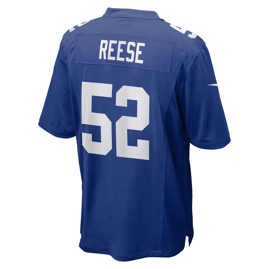 New York Giants Arvell Reese Nike Royal Team Game Jersey