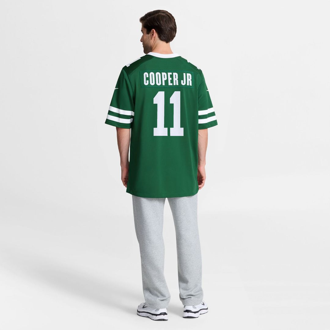 New York Jets Omar Cooper Jr. Nike Green Team Game Jersey