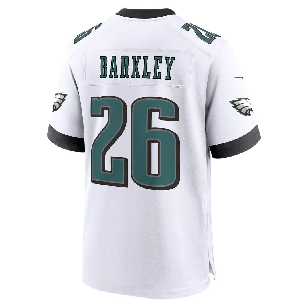 Philadelphia Eagles Saquon Barkley Nike Midnight Green Team Game Jersey