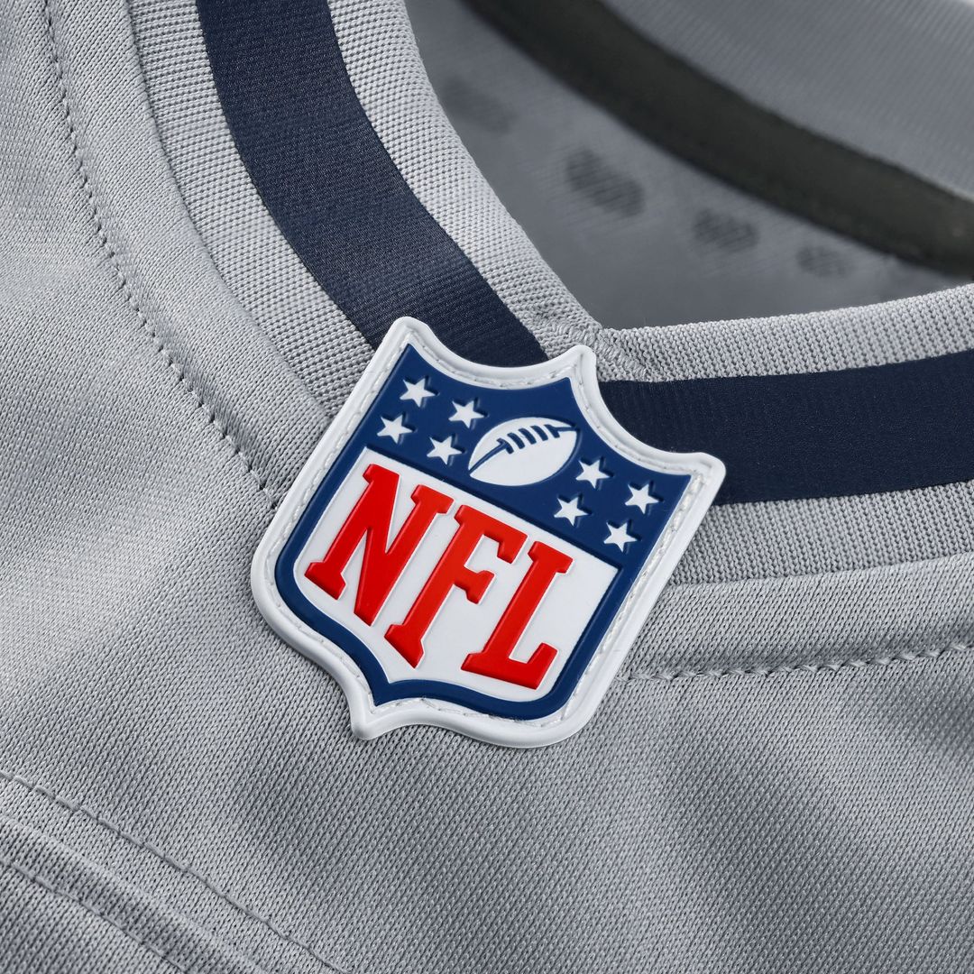Seattle Seahawks Nike Gray Rivalries Collection Custom Game Jersey