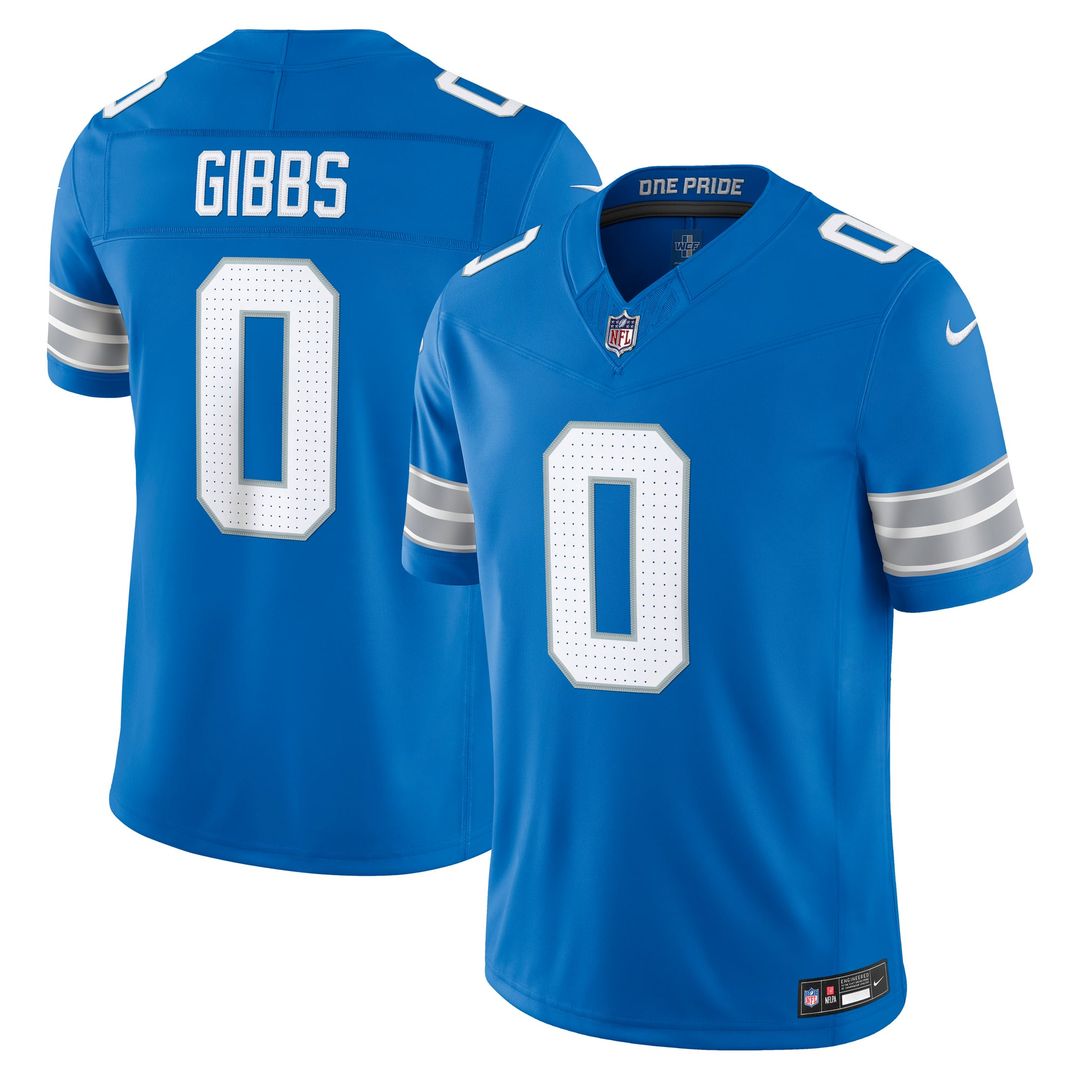 Detroit Lions Jahmyr Gibbs Nike Black Alternate Vapor F.U.S.E. Stitched Limited Jersey