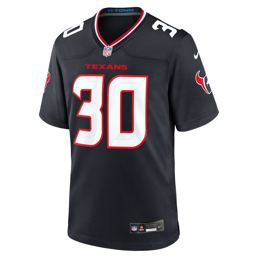 Houston Texans Brandon Codrington Nike Navy Team Game Jersey