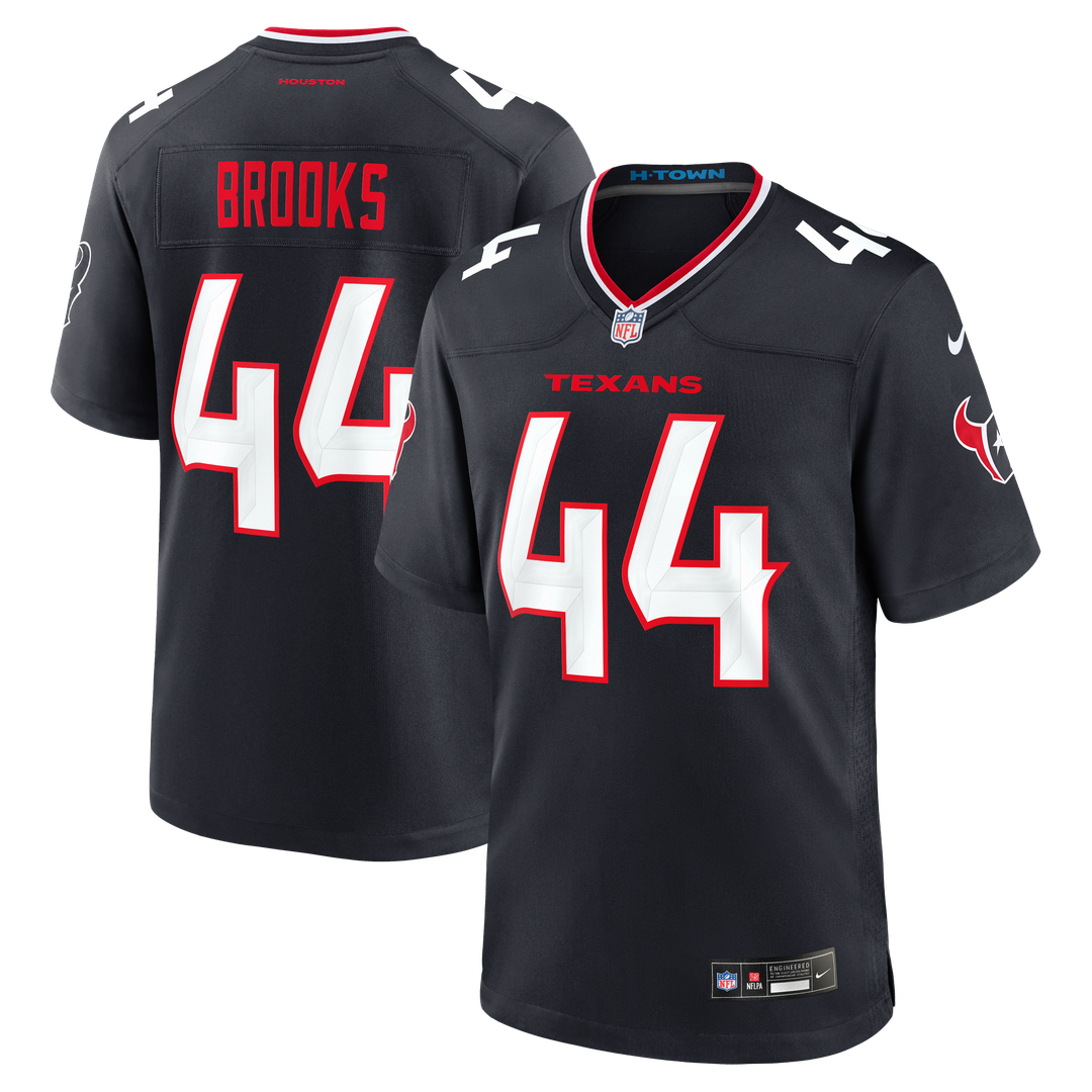 Houston Texans British Brooks Nike Navy Team Game Jersey
