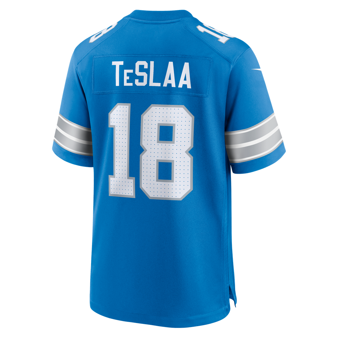 Detroit Lions Isaac TeSlaa Nike Black Alternate Game Player Jersey