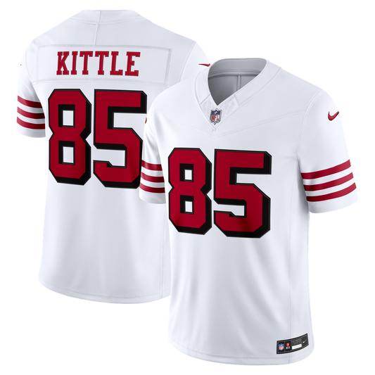 San Francisco 49ers George Kittle Nike White Alternate Vapor F.U.S.E. Stitched Limited Jersey