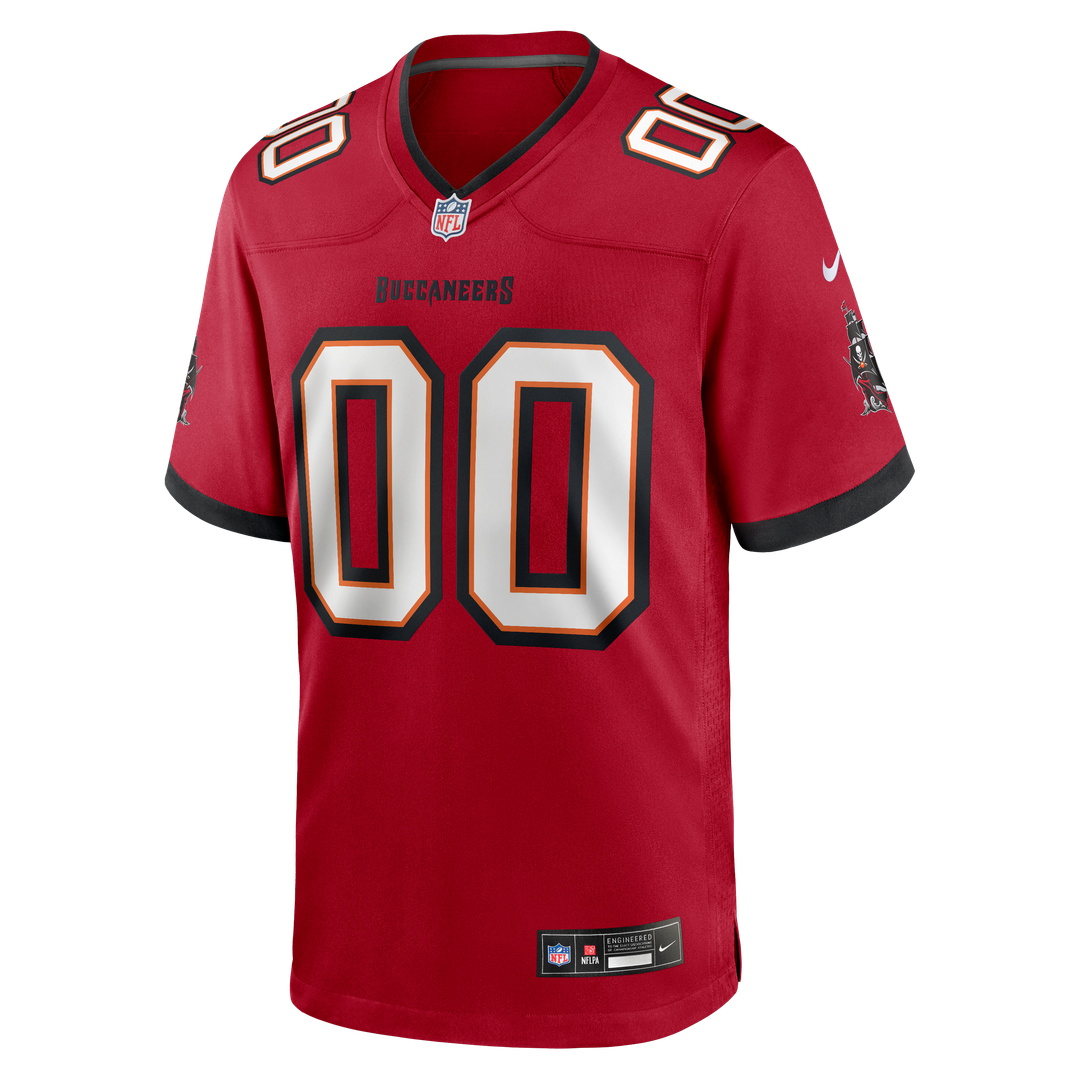Nike Red Tampa Bay Buccaneers Team Custom Game Jersey