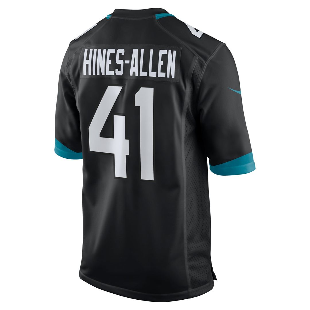 Jacksonville Jaguars Josh Hines-Allen Nike Black Alternate Game Jersey