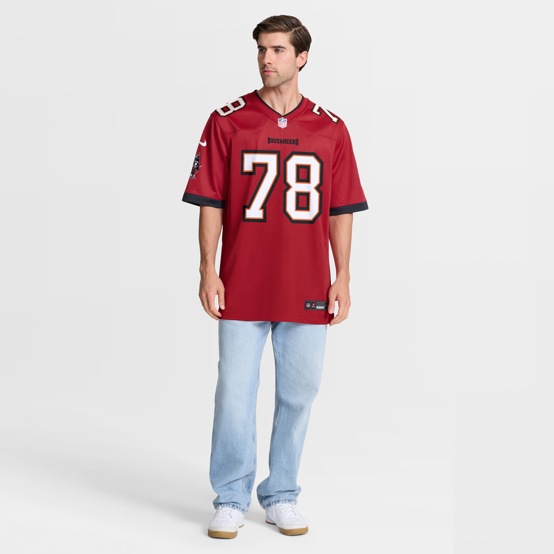 Tampa Bay Buccaneers Tristan Wirfs Nike Orange Alternate Game Jersey