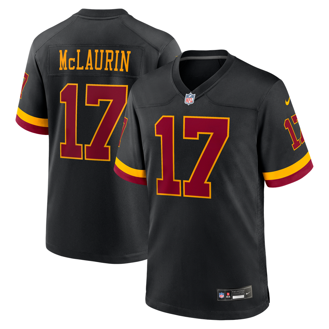 Hail Raiser Washington Commanders Terry McLaurin Nike Black Alternate Game Jersey