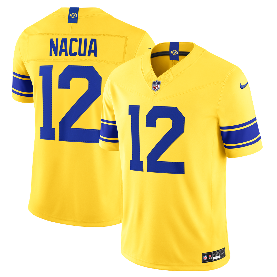 Los Angeles Rams Puka Nacua Nike Royal Team Vapor F.U.S.E. Stitched Limited Jersey