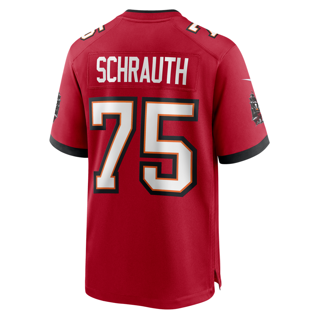 Tampa Bay Buccaneers Billy Schrauth Nike Red Team Game Jersey