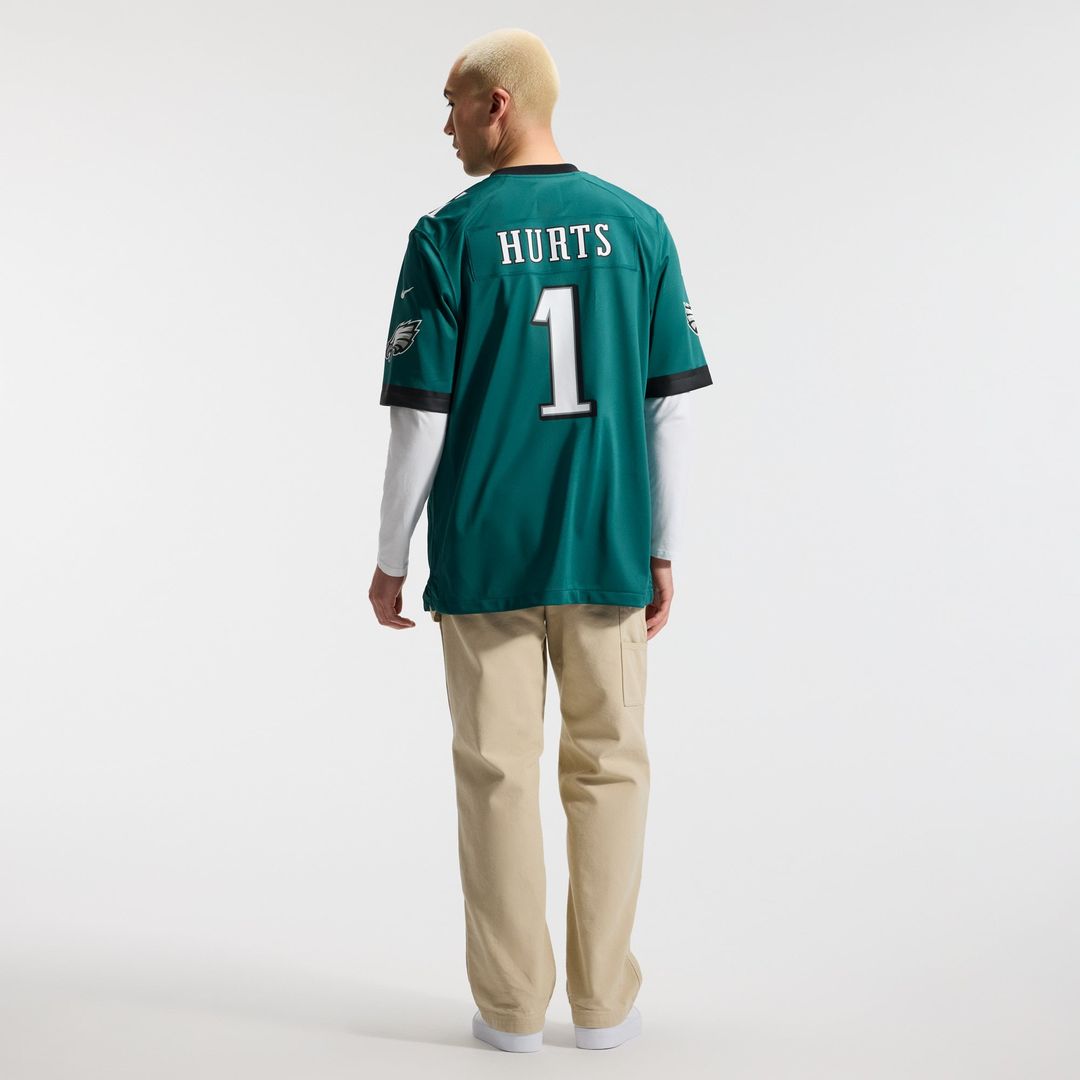 Philadelphia Eagles Jalen Hurts Nike Black Alternate Game Jersey