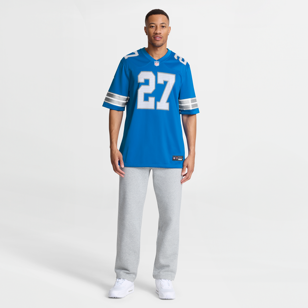 Detroit Lions Arthur Maulet Nike Blue Team Game Jersey