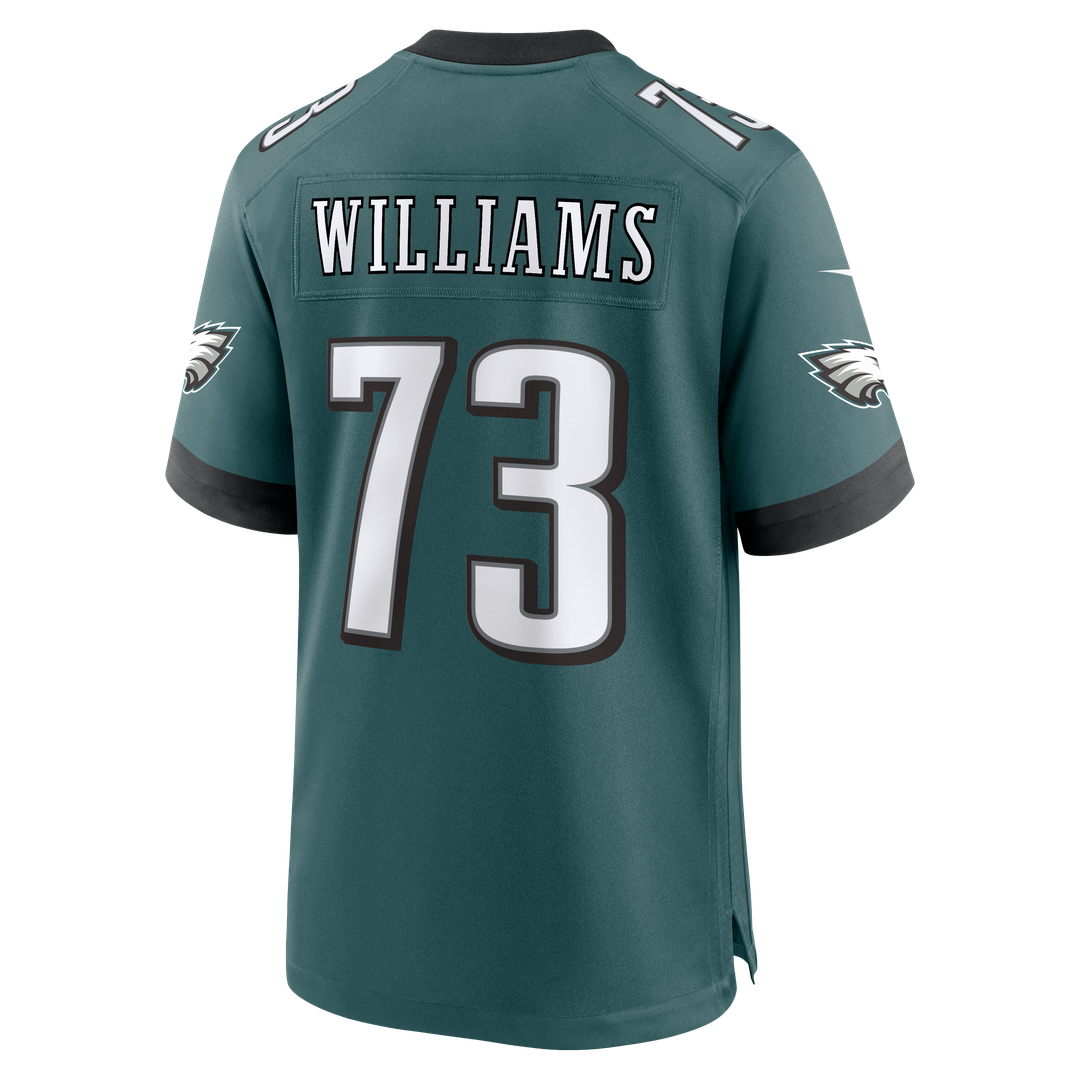 Philadelphia Eagles Cameron Williams Nike Midnight Green Team Game Jersey