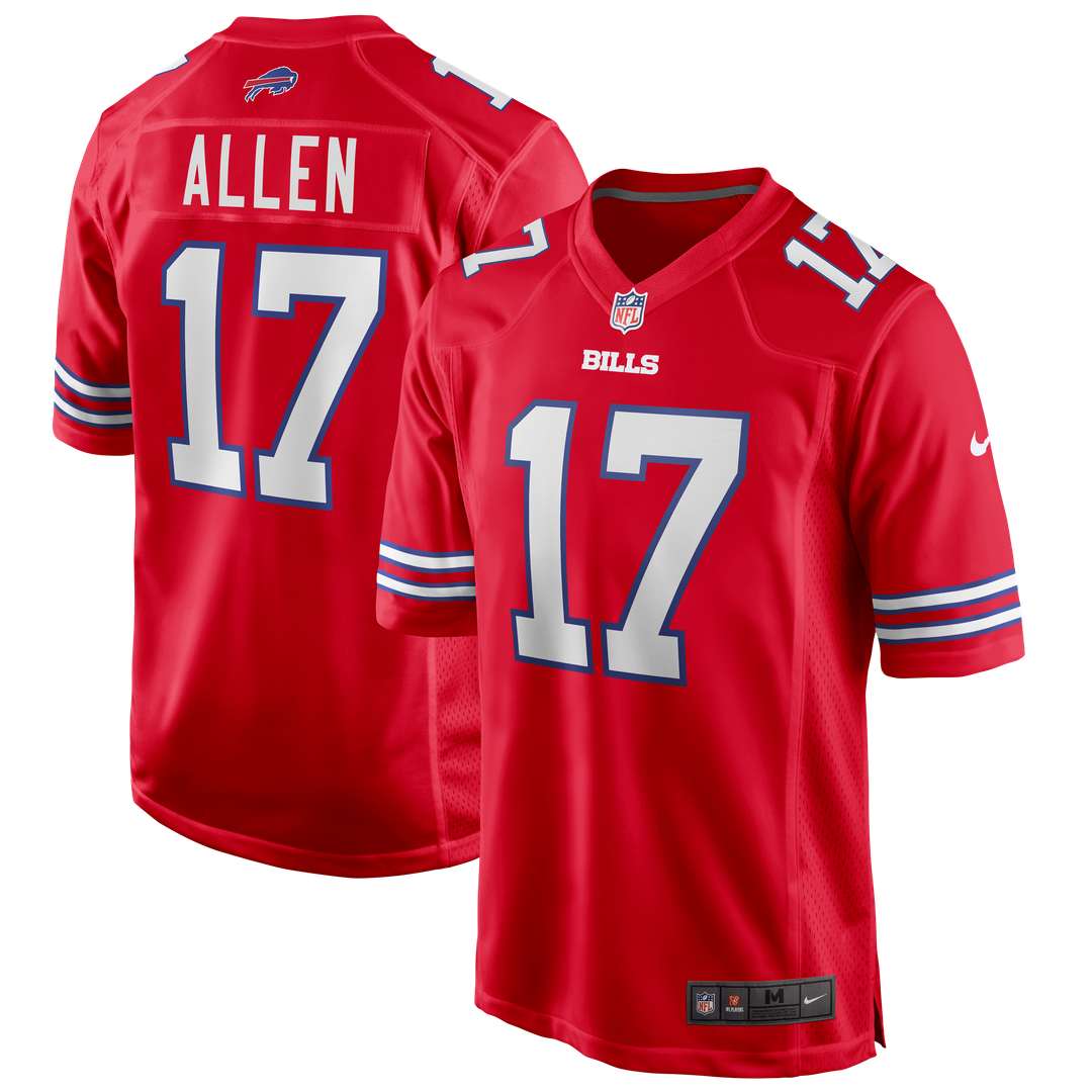 Buffalo Bills Josh Allen Nike White White Game Player Jersey