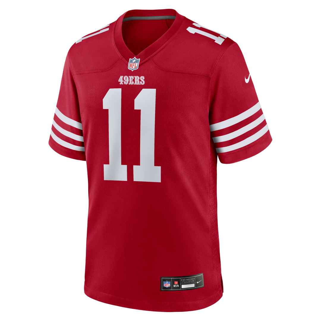 San Francisco 49ers Brandon Aiyuk Nike Scarlet Team Player Game Jersey