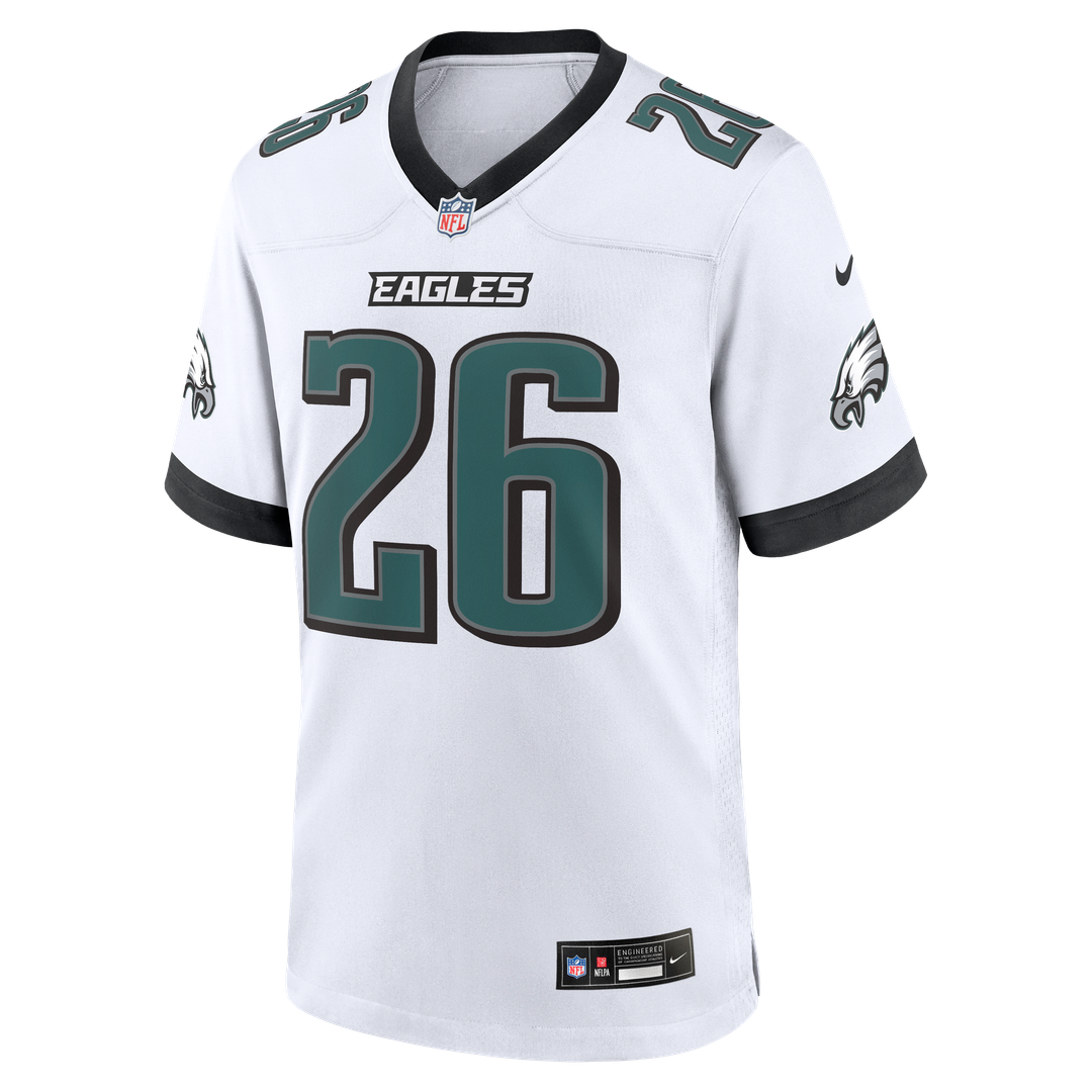 Philadelphia Eagles Saquon Barkley Nike Black Alternate Game Jersey