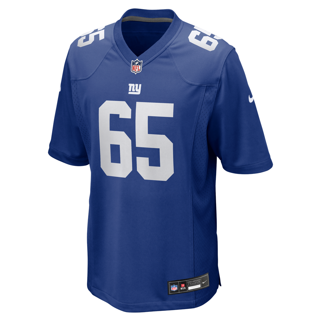 New York Giants Francis Mauigoa Nike Royal Team Game Jersey