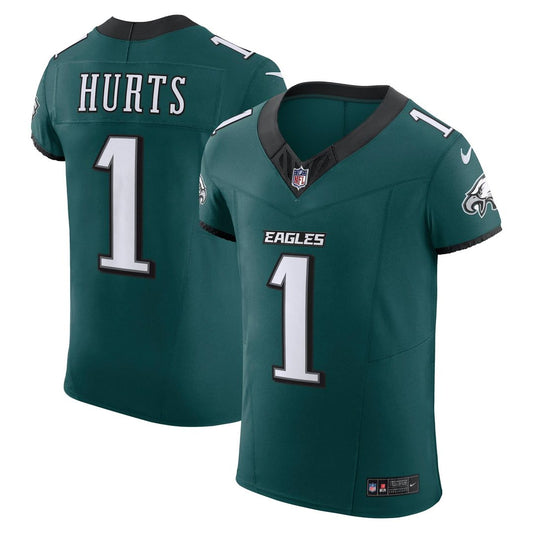 Philadelphia Eagles Jalen Hurts Nike Midnight Green Team Vapor F.U.S.E. Elite Jersey