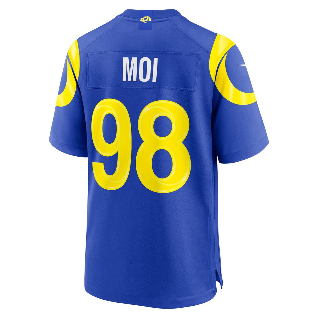 Los Angeles Rams Jaxson Moi Nike Royal Game Jersey