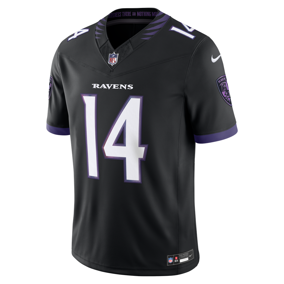 Baltimore Ravens Kyle Hamilton Nike Purple Team Vapor F.U.S.E. Stitched Limited Jersey