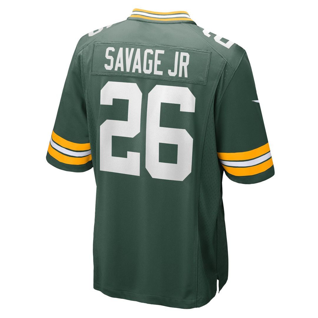Green Bay Packers Darnell Savage Jr. Nike Green Game Team Jersey