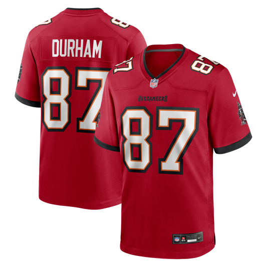 Tampa Bay Buccaneers Payne Durham Nike Red Game Jersey