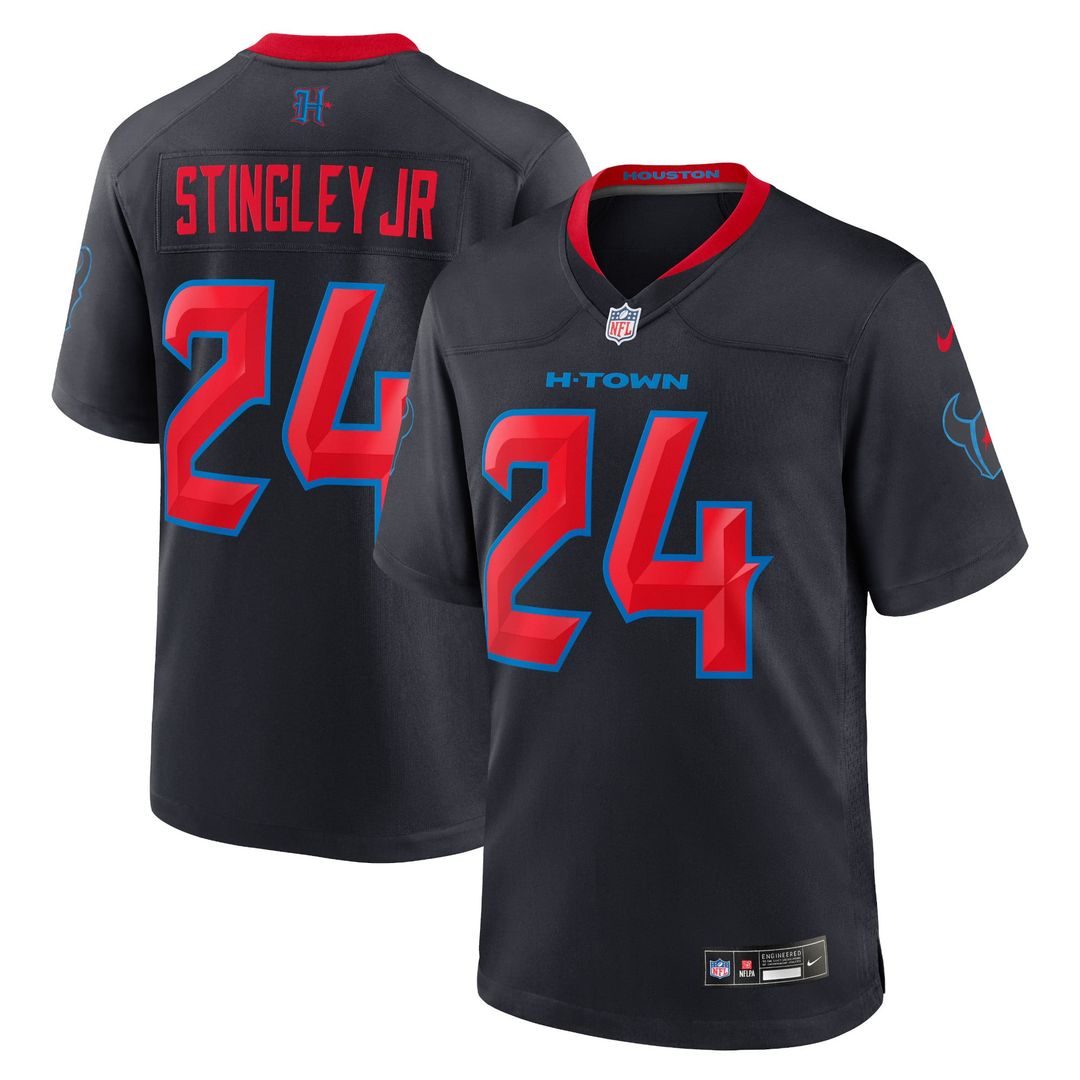 Houston Texans Derek Stingley Jr. Nike Navy 2nd Alternate Game Jersey