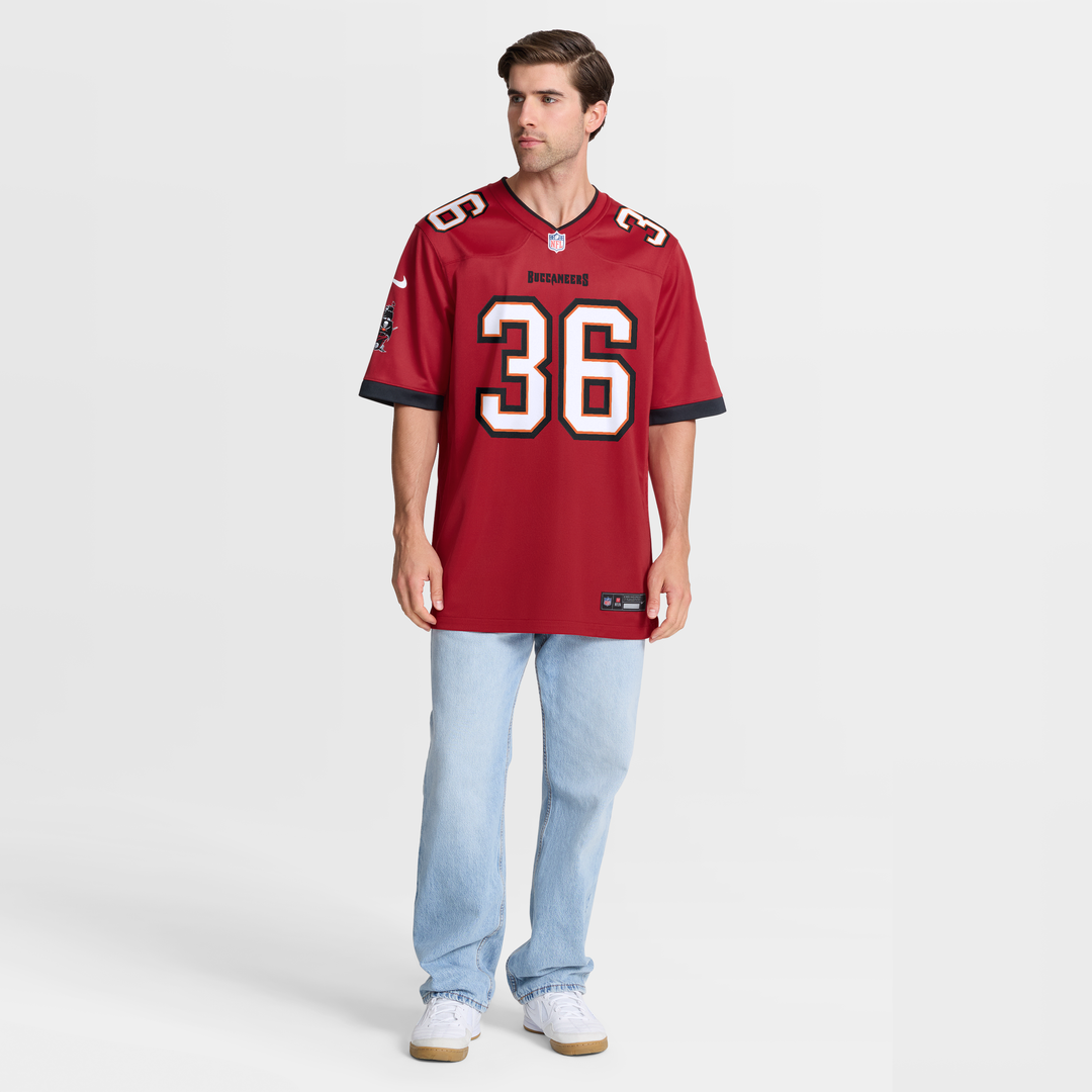 Tampa Bay Buccaneers JJ Roberts Nike Red Team Game Jersey