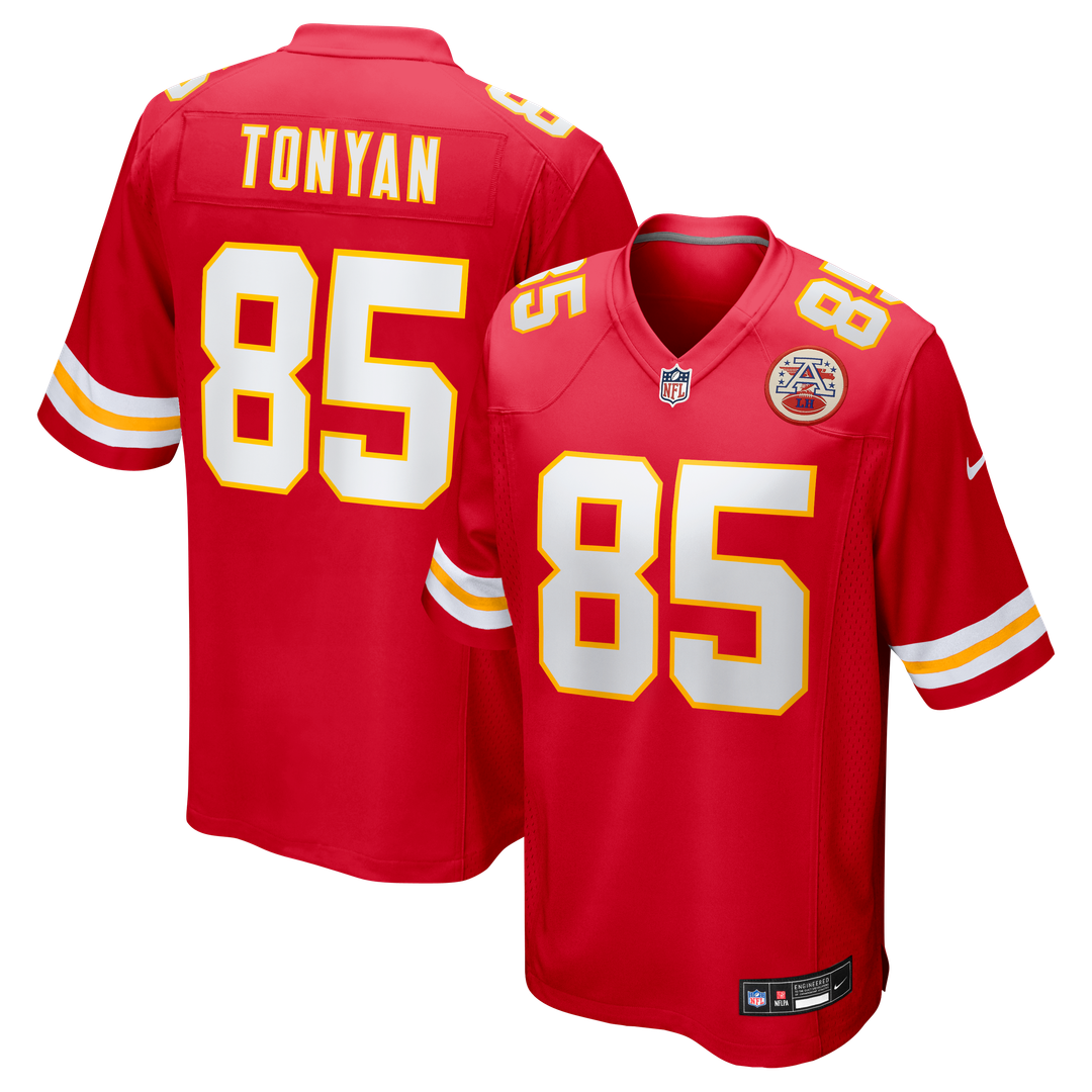 Kansas City Chiefs Robert Tonyan Nike Red Team Game Jersey