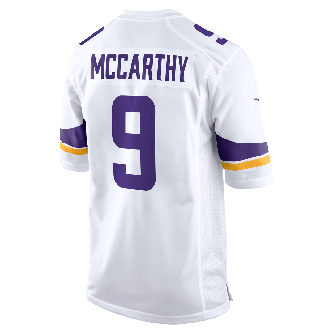 Minnesota Vikings J.J. McCarthy Nike White Game Jersey