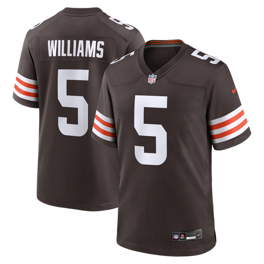 Cleveland Browns Quincy Williams Nike Brown Team Game Jersey
