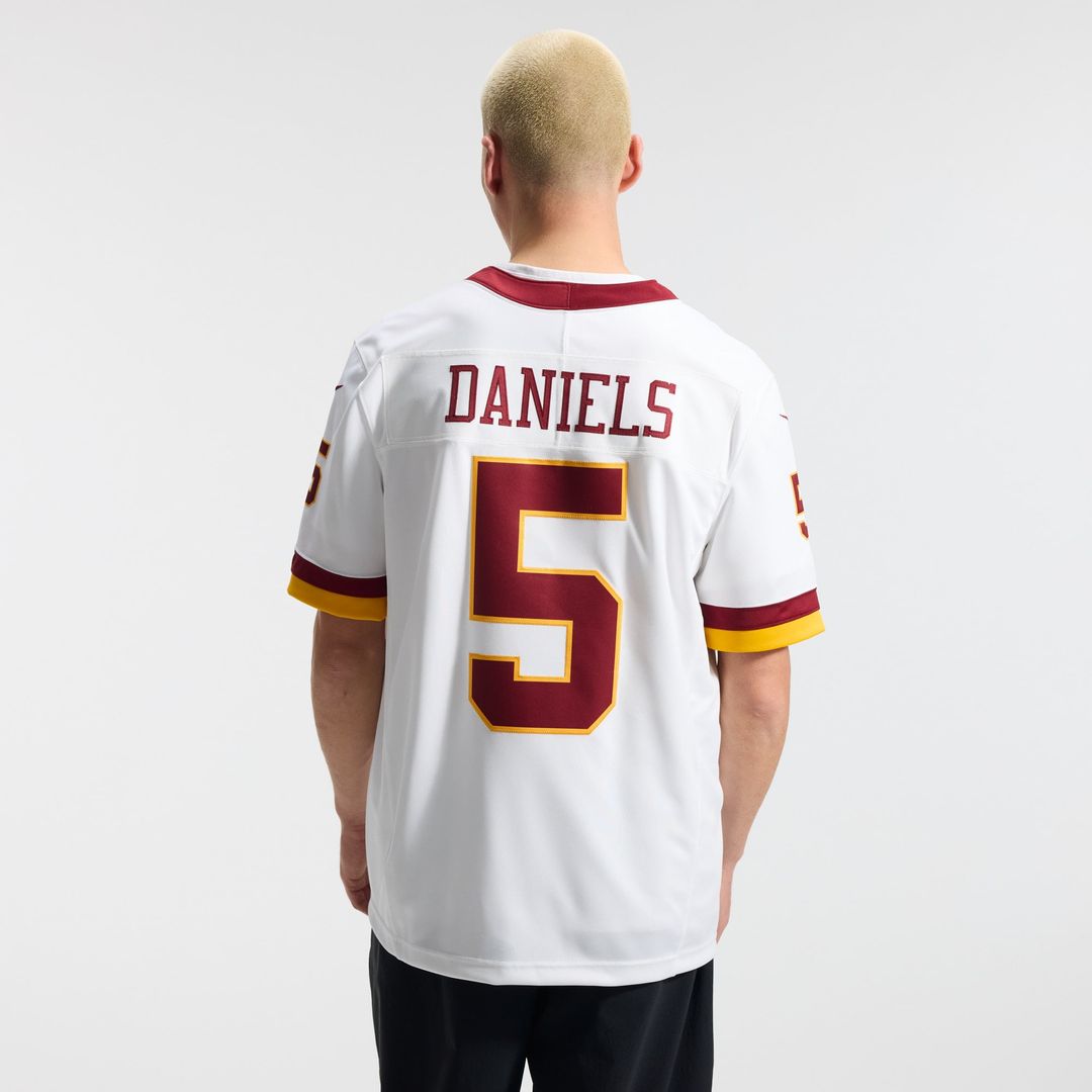Washington Commanders Jayden Daniels Nike Burgundy Team Vapor F.U.S.E. Stitched Limited Jersey
