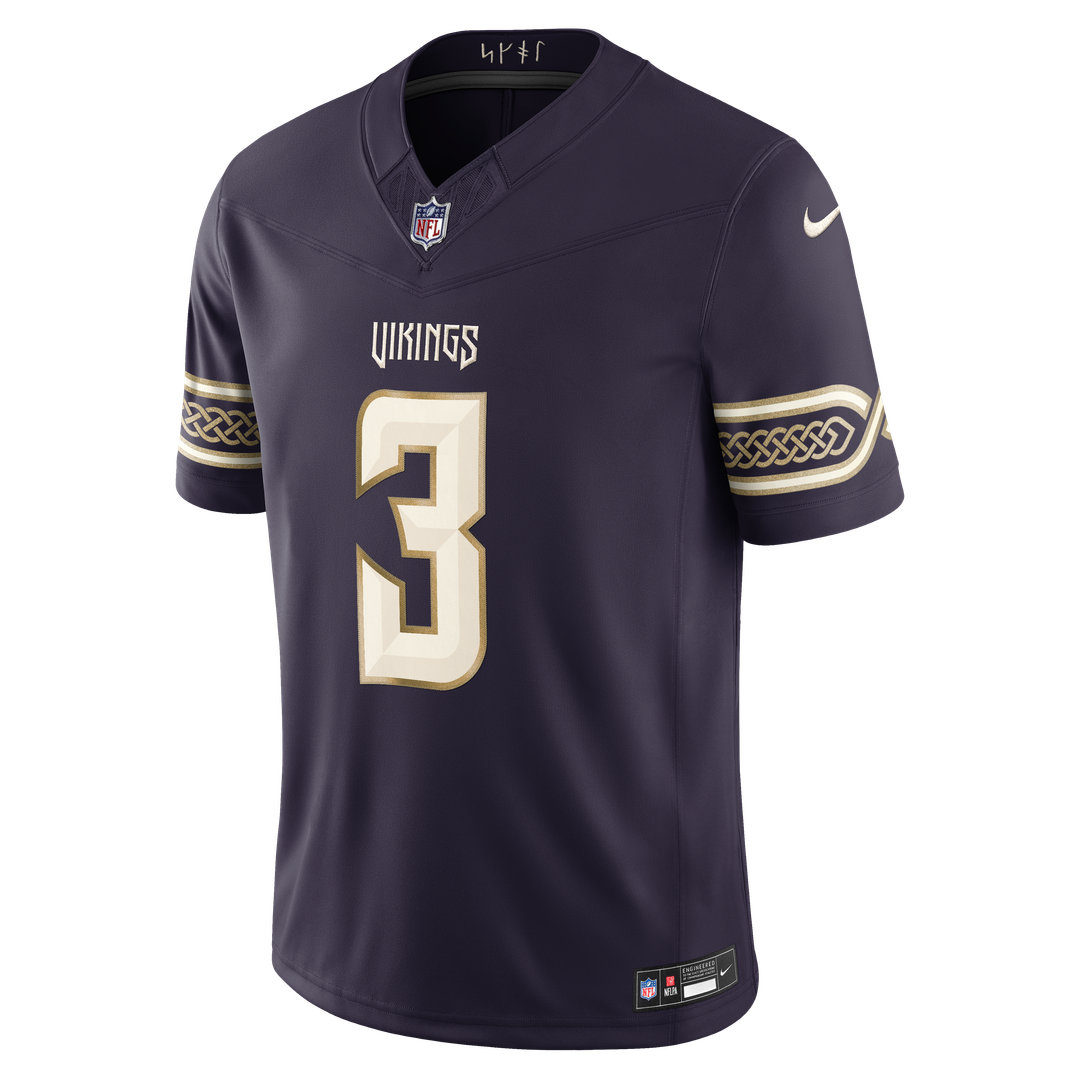 Minnesota Vikings Jordan Addison Nike Purple 2026 Rivalries Collection Stitched Limited Jersey