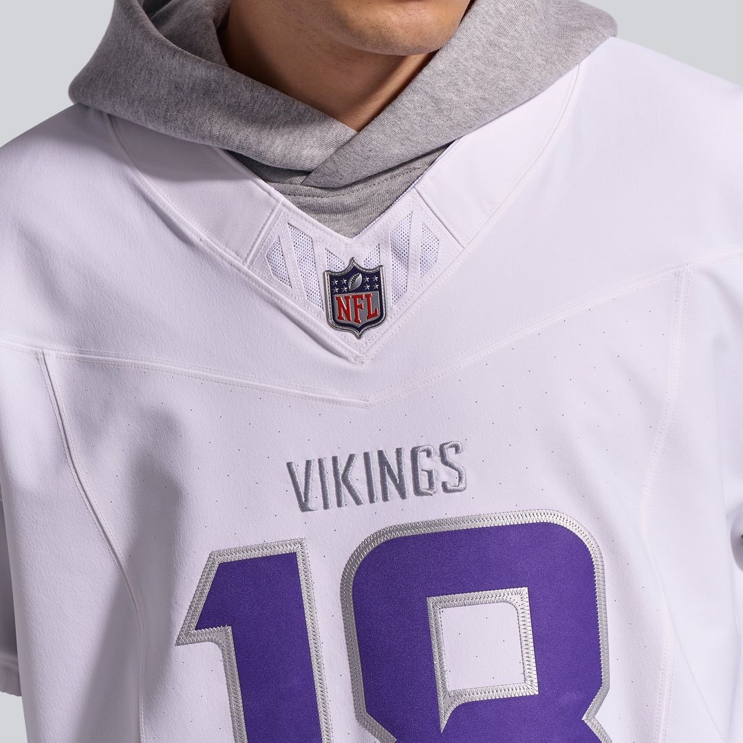 Minnesota Vikings Justin Jefferson Nike White Alternate Vapor F.U.S.E. Elite Player Jersey