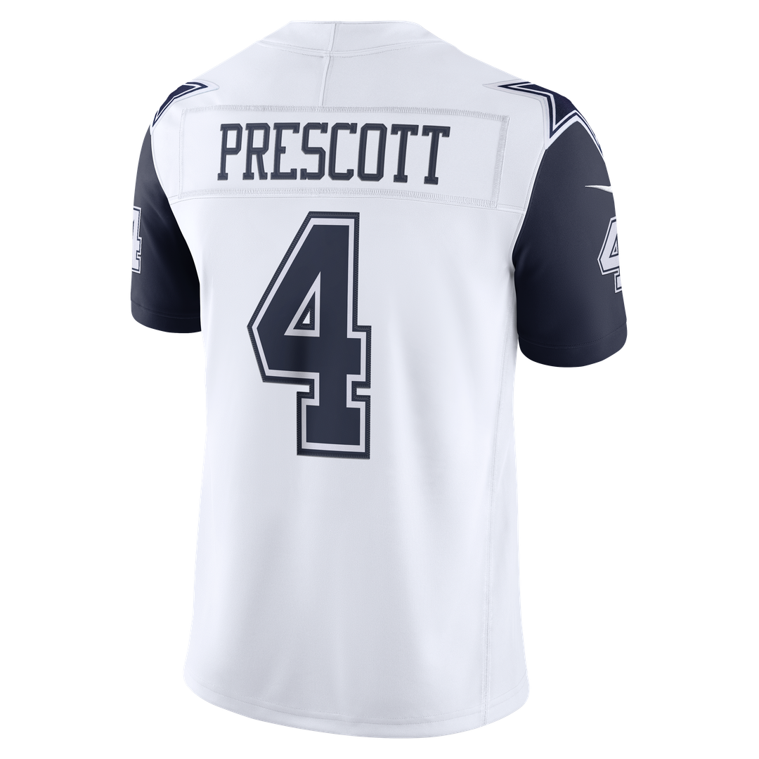 Dallas Cowboys Dak Prescott Nike Navy Team Vapor F.U.S.E. Stitched Limited Jersey