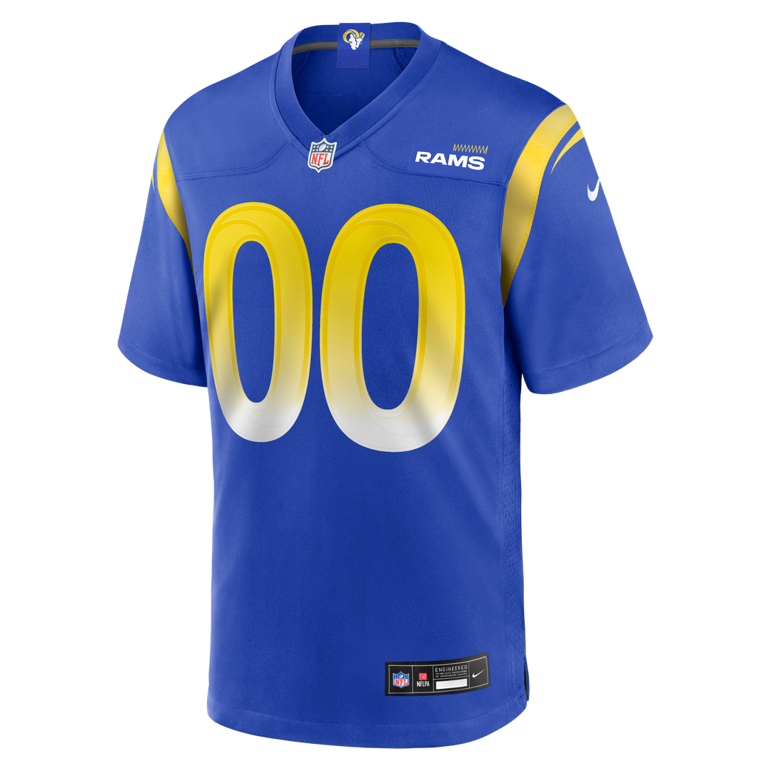 Los Angeles Rams Nike Royal Custom Game Jersey