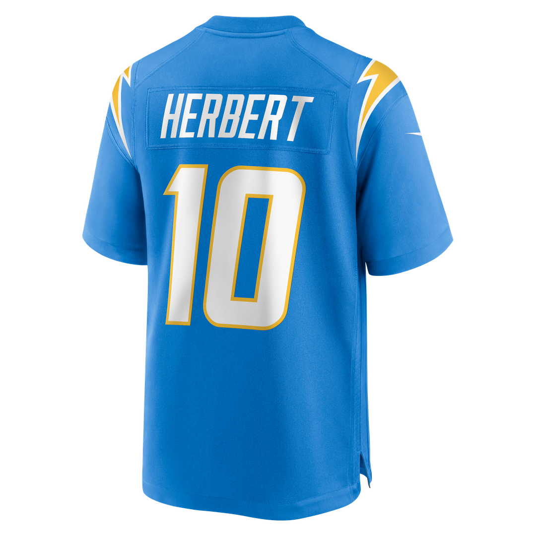 Los Angeles Chargers Justin Herbert Nike Navy Alternate Super Chargers Game Player Jersey