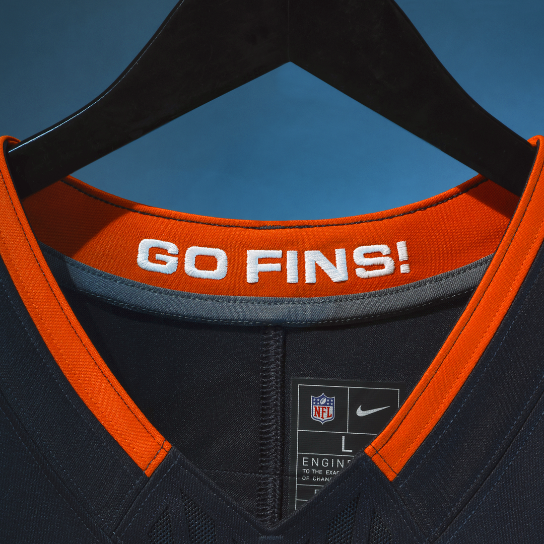Miami Dolphins Dan Marino Nike Navy Rivalries Collection Stitched Limited Jersey