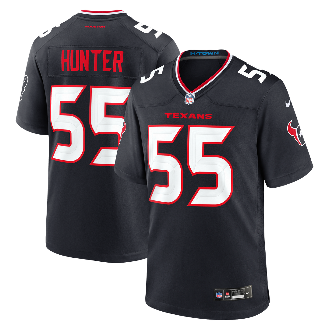 Houston Texans Danielle Hunter Nike Navy Team Game Jersey