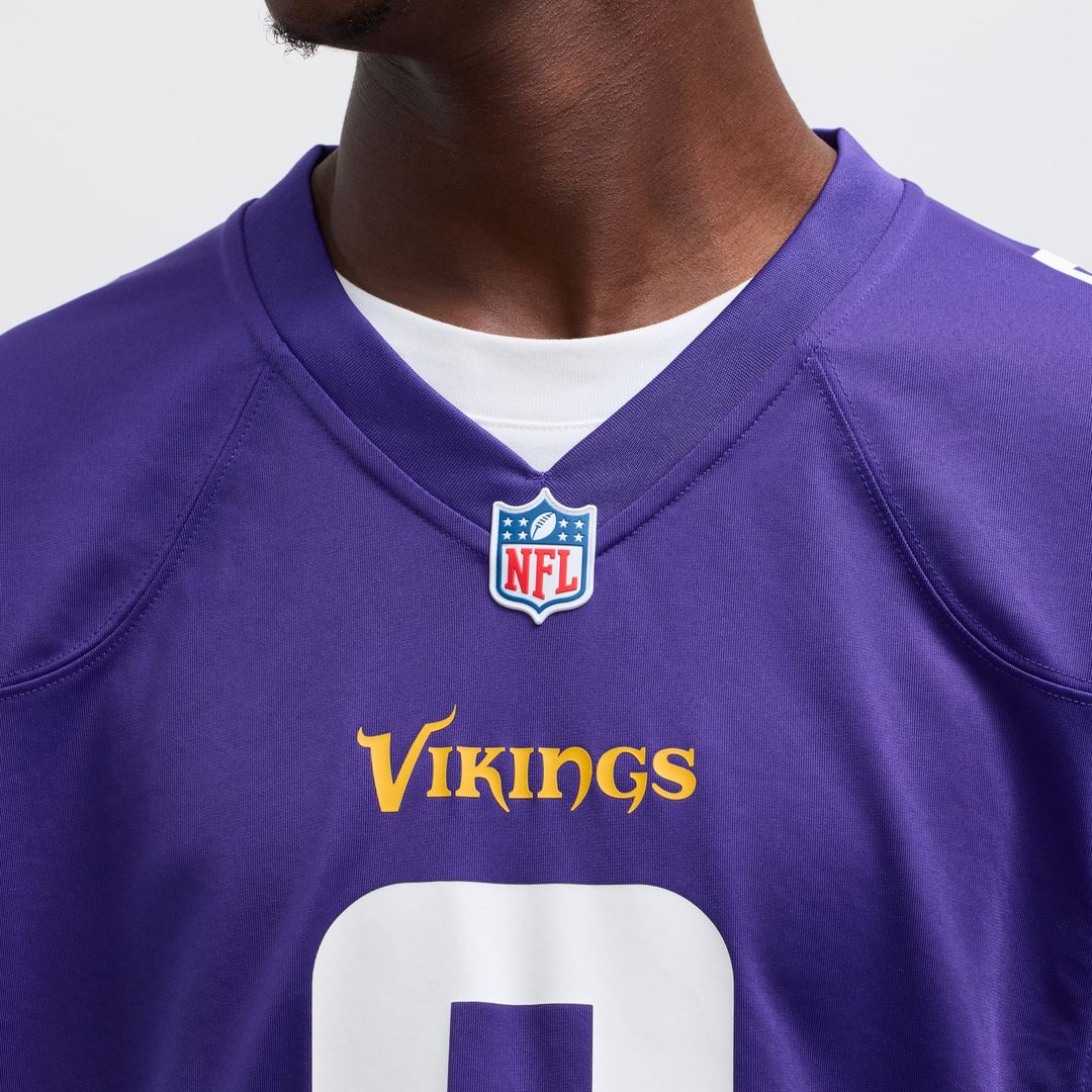 Minnesota Vikings J.J. McCarthy Nike White Alternate Game Player Jersey